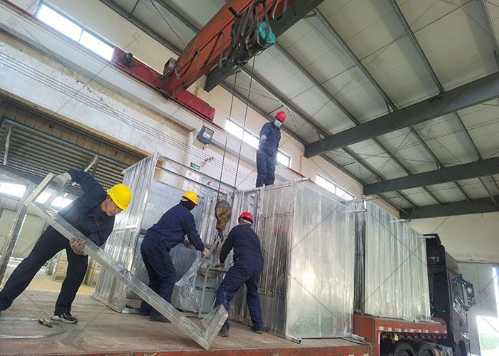 开封丽星粉丝粉条生产线装车启程 开封丽星粉丝粉条生产线装车启程