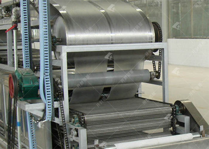 红薯粉皮自动化生产:从调浆到烘干的全流程 红薯粉皮自动化生产:从调浆到烘干的全流程